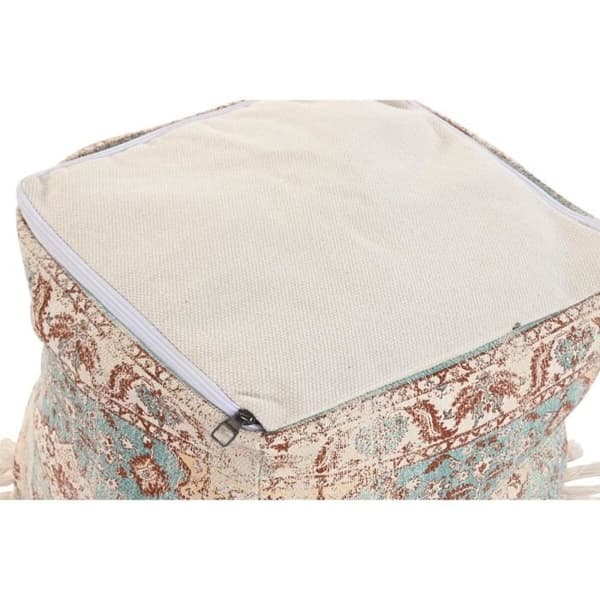 golvkudde polyester arabisk bomull fransar (40 x 40 x 40 cm)