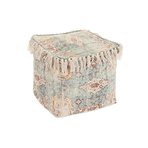golvkudde polyester arabisk bomull fransar (40 x 40 x 40 cm)