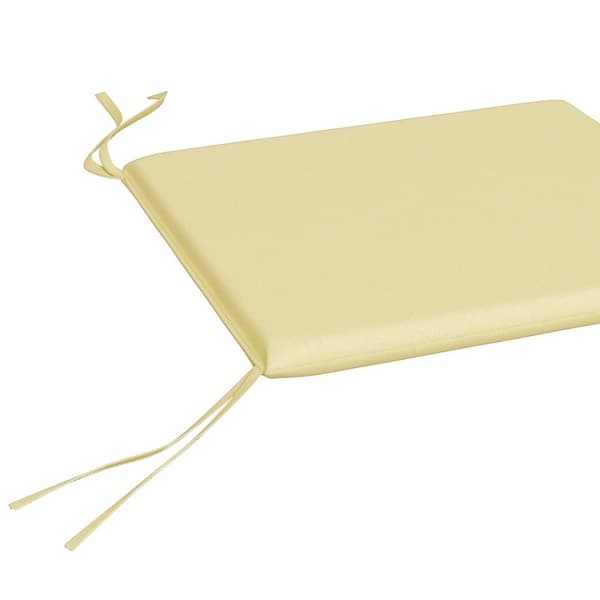 ROTZ SET AV 6 utomhus trädgårdsstoldynor - Sitsdynor - Stolkuddar - Optimal komfort - 42L X 42W X 3H CM - Brun