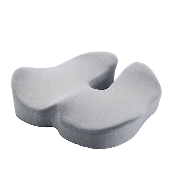 Memoryskum Pude, Ergonomisk Design, Letvægts og Bærbar,Lys grå