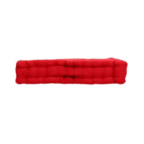 Golvkudde - 50 x 50 cm - 100 % bomull - Röd
