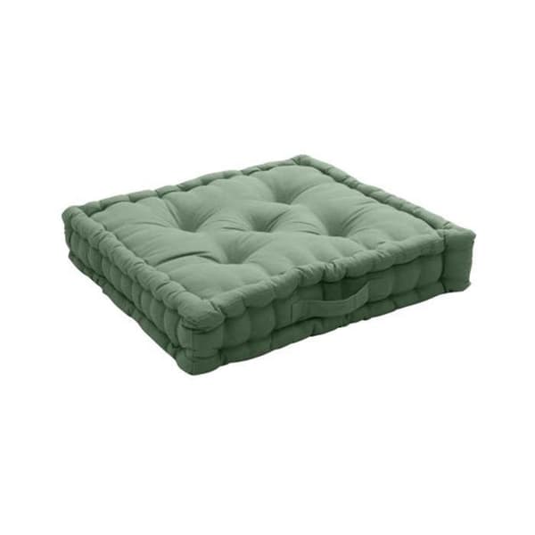Golvkudde med fyllning - 50 x 50 cm - 100 % bomull - Lera