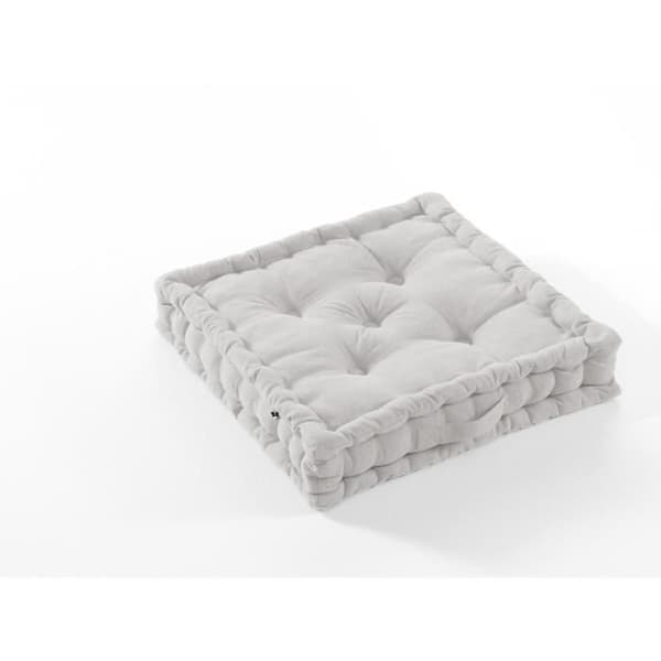 Golvkudde 100% bomull med vattenavvisande och UV-skydd 50 x 50 x 10 cm KALA färg Nuage