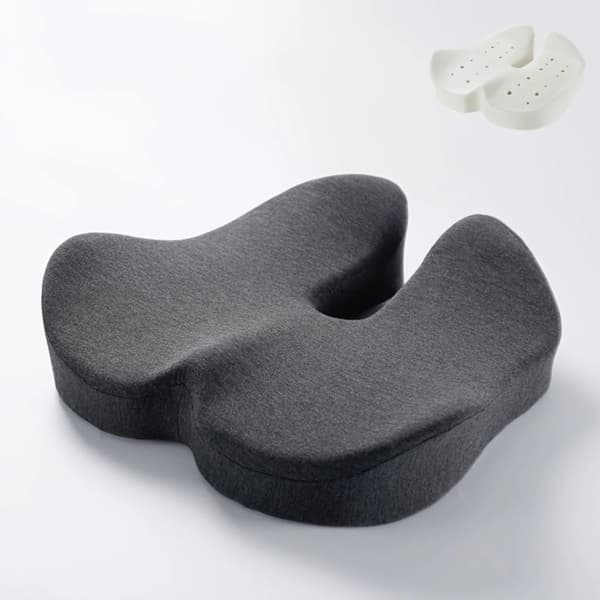 Minneskumkudde, Ergonomisk design, Lätt och bärbar,Mörkgrå