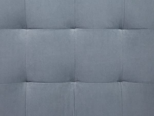 Rahi vaaleanharmaa sametti verhoiltu 72 x 42 x 40 cm säilytystilalla tuftattu suorakulmio retro glamour tyyli