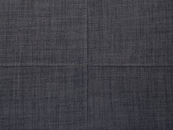 Rahi tummanharmaa kangas verhoiltu metallijalat 95 x 71 x 46 cm suuri suorakulmio perinteinen tyyli
