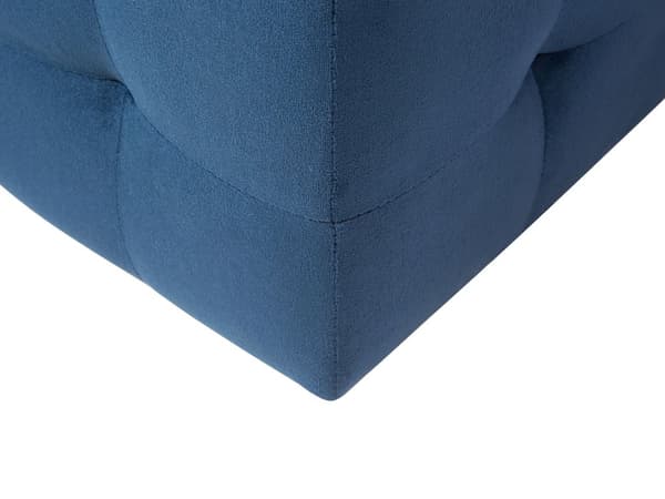 Skammel Mørkegrå Velour Tuftet Polstring Sengebænk med Opbevaring