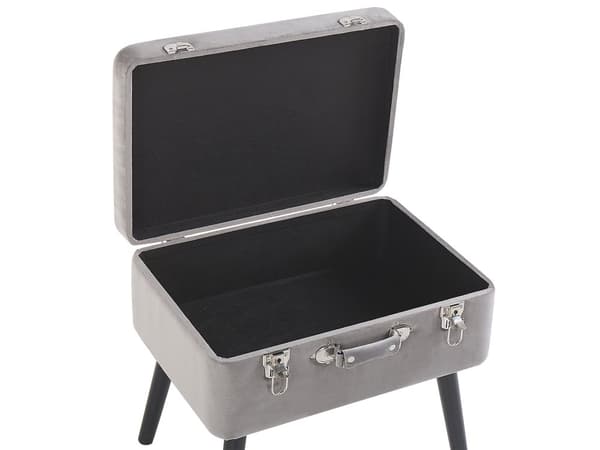 Sidobord i Sammet med Förvaring