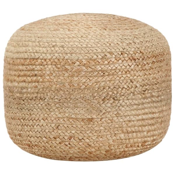 vidaXL håndlavet puf 45 x 30 jute