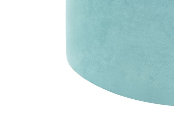 Rahi mintunvihreä sametti verhoiltu puu ⌀ 61 x 36 cm pyöreä minimalistinen moderni tyyli