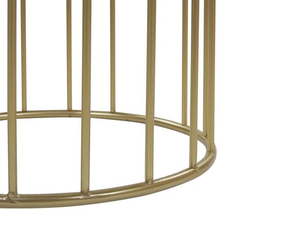 Set med 2 puffar Mörkgrön Sammetsklädsel Guld Järnunderrede Modern Design