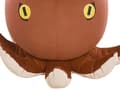 Miniatyrbillede 7 af 8: Puf Brun Gyldenbrun Polyester Velour Blæksprutte Design Beige Gul Fodskammel Skum Taburet Fodstøtte Børneværelse Pigeværelse Drengeværelse