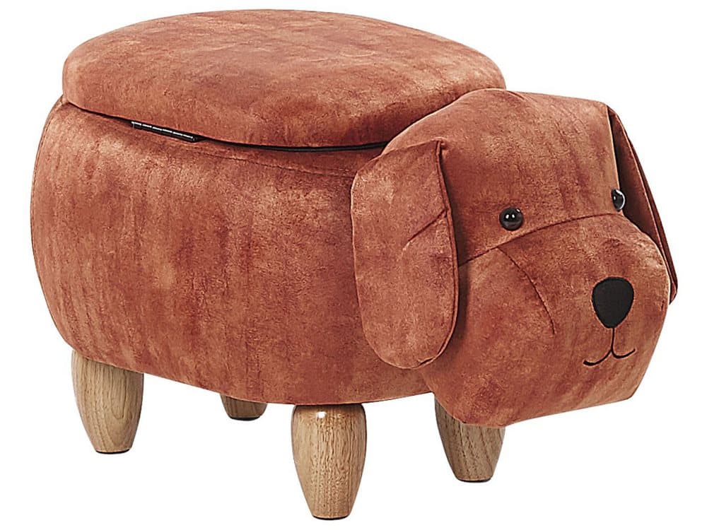 Sittpuff med förvaring brun DOGGY