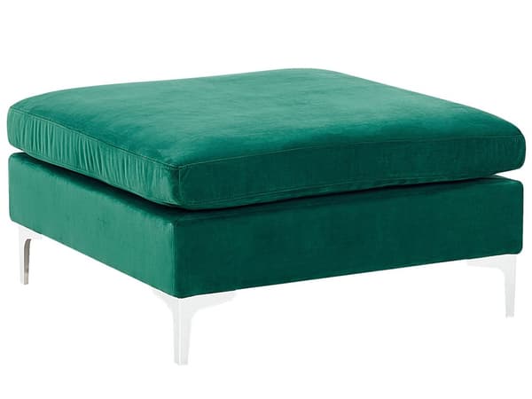 Rahi vihreä 85 x 48 x 85 cm sametti metalli puu neliö irrotettava päällinen moderni