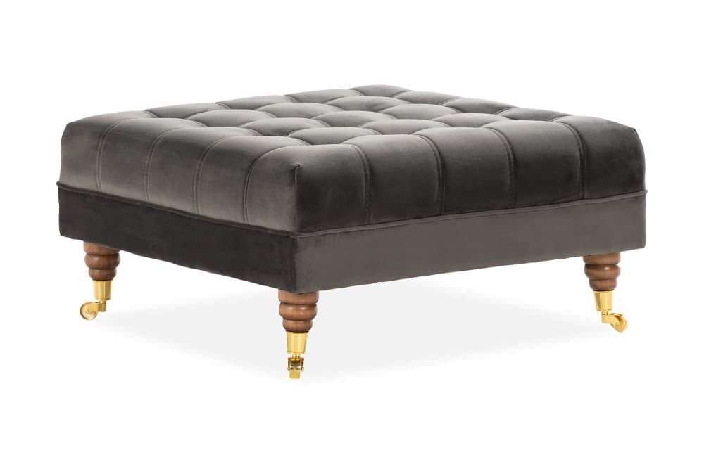 CHESTERFIELD LUX Fotpall Grå