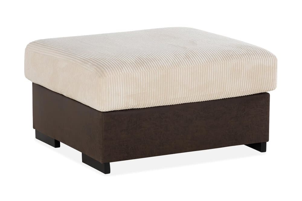AUSTIN Fotpall Beige/Brun