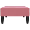 Miniatyrbild 4 av 6: vidaXL Fotpall rosa 78x56x32 cm sammet