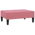 Miniatyrbild 2 av 6: vidaXL Fotpall rosa 78x56x32 cm sammet