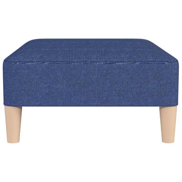 vidaXL fodskammel 78x56x32 cm stof blå