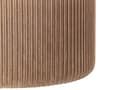 Pikkukuva 7 / 8: Rahi beige sametti verhoiltu puu 55 x 35 x 41 cm säilytystilalla ovaali tikattu moderni glamour tyyli