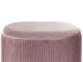 Miniatyrbild 6 av 8: Puff Rosa Sammet Glamour Förvaring Fotpall Vardagsrum Sovrum