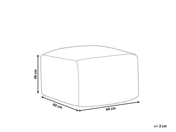 Puff Svart och Vit Ull Geometriskt mönster Fyrkantig Boho Modern fotpall Stoppad sits