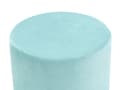 Miniatyrbilde 4 av 7: Rund ottoman i mintgrønn fløyel Pouffe Fotskammel Glam