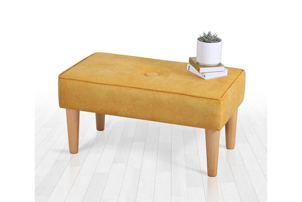 Bakersville Sittpuff 80 cm Gul