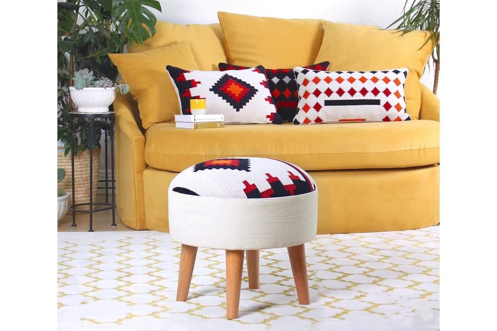 Lukeville Sittpuff 46 cm Flerfärgad