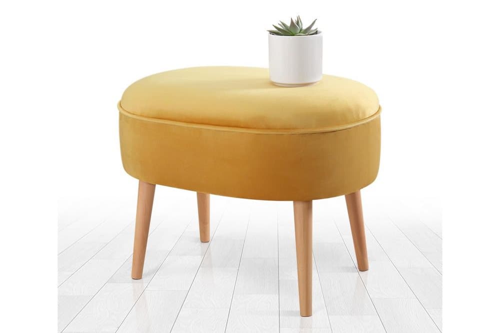 Smithtown Sittpuff 63 cm Gul