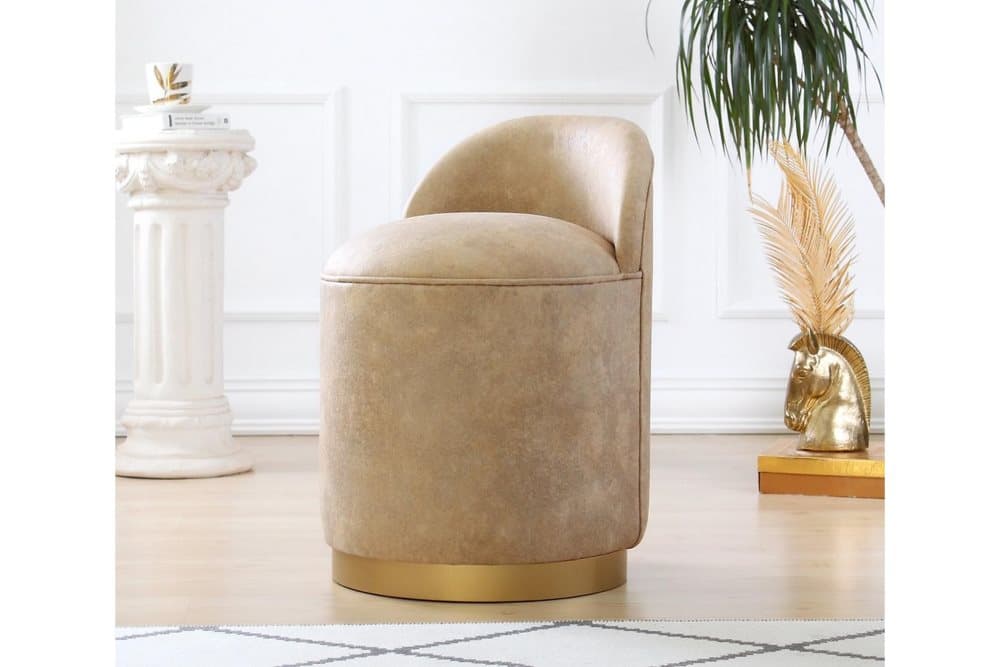 VINDUS Sittpuff 45 cm Beige