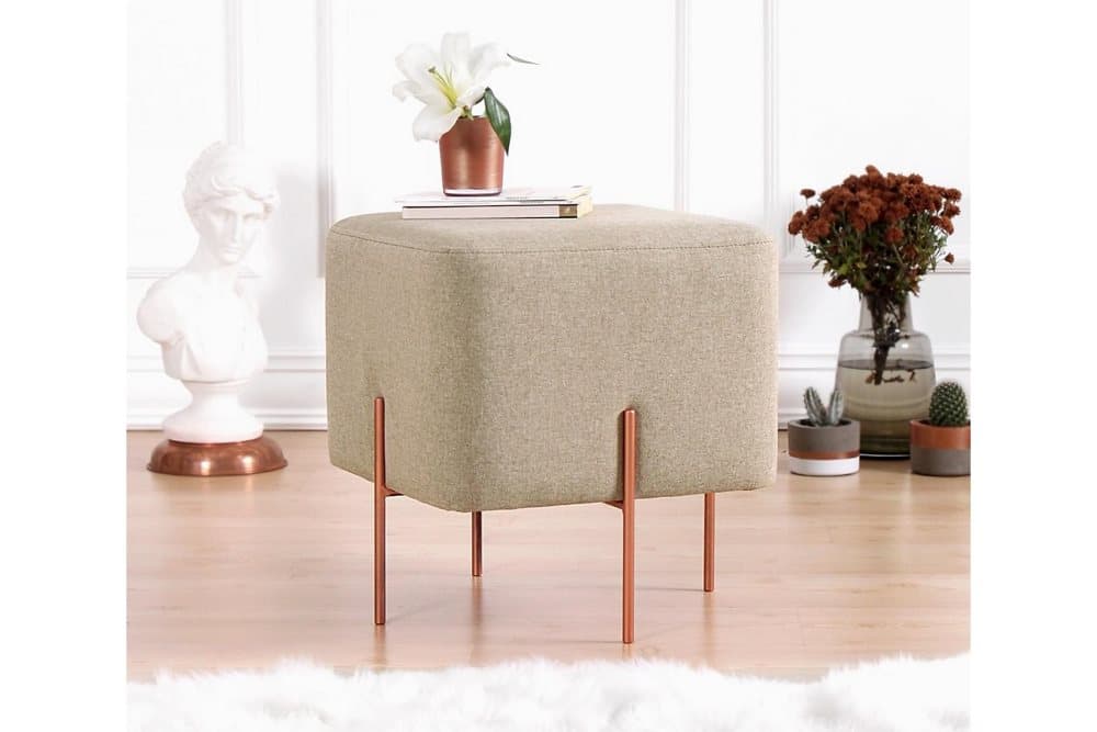 Borden Sittpuff 40 cm Brun