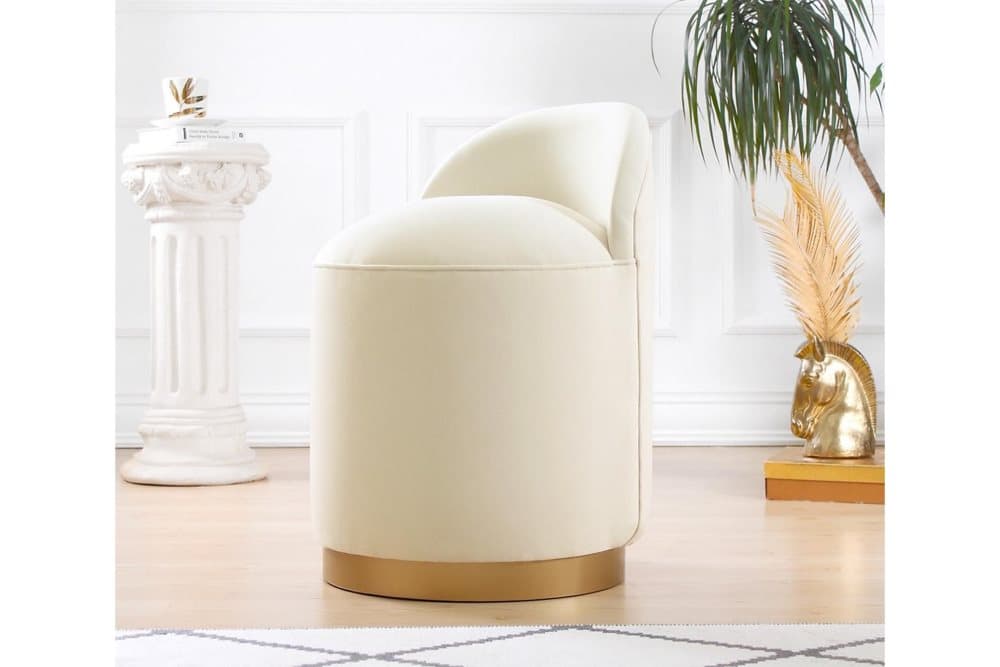 Chuckville Sittpuff 45 cm Beige