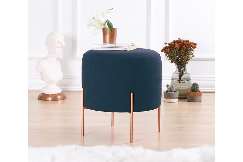 Borden Sittpuff 40 cm Blå