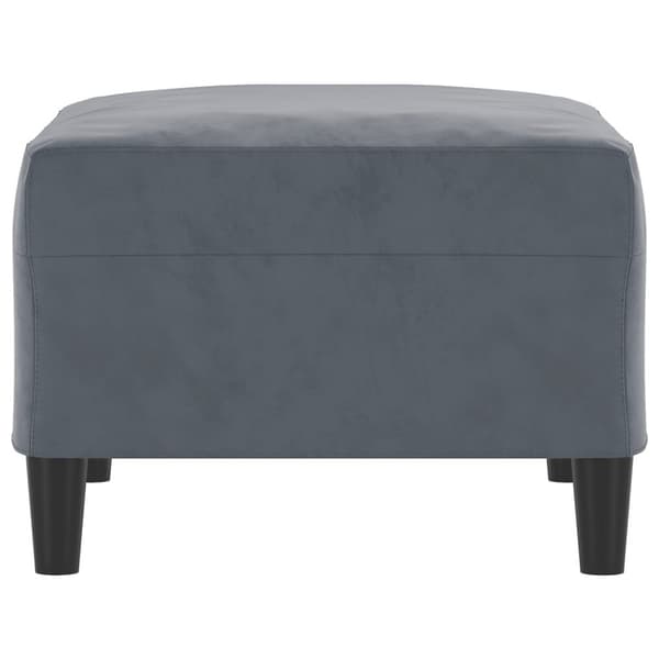 vidaXL fodskammel 70x55x41 cm velour mørkegrå