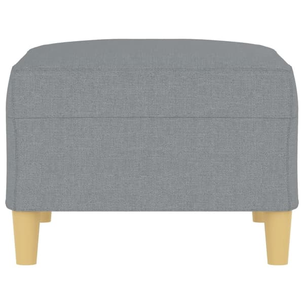 vidaXL fodskammel 70x55x41 cm stof grå