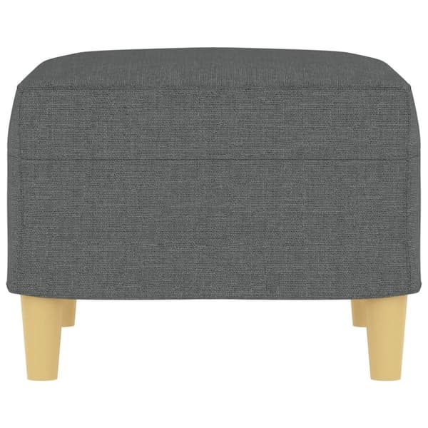 vidaXL fodskammel 60x50x41 cm stof Mørkegrå