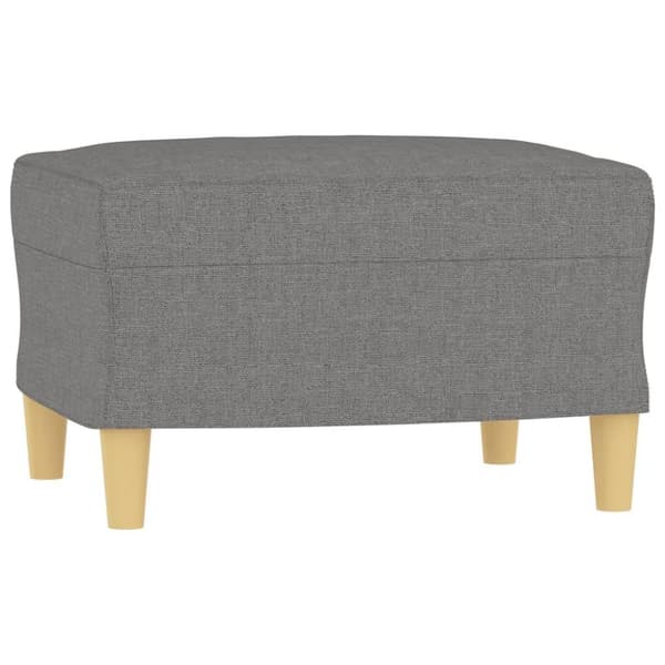 vidaXL fodskammel 60x50x41 cm stof Mørkegrå