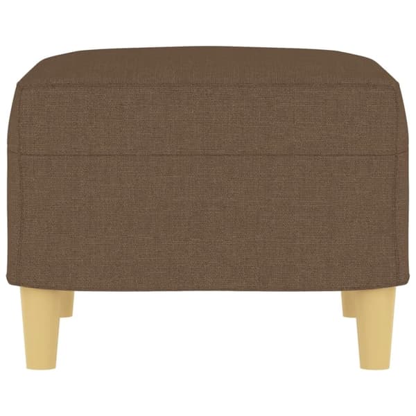 vidaXL fodskammel 60x50x41 cm stof brun