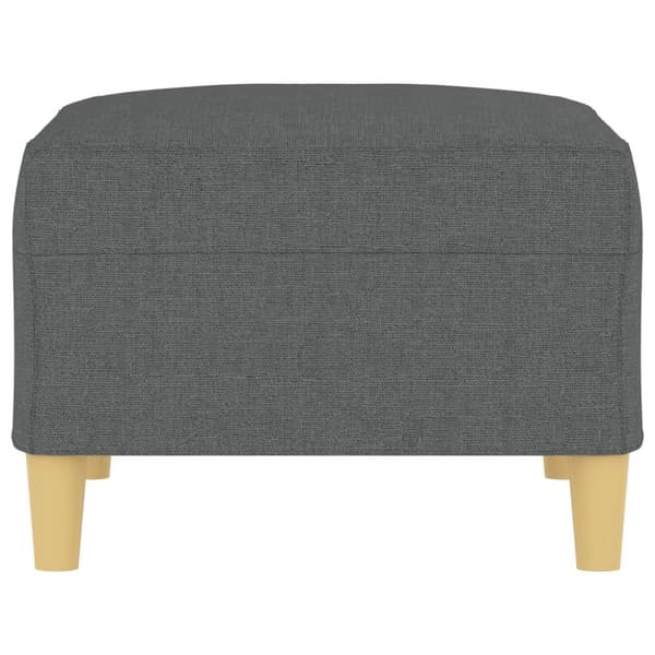 vidaXL fodskammel 70x55x41 cm stof mørkegrå