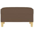 Miniatyrbillede 3 af 7: vidaXL fodskammel 70x55x41 cm stof brun