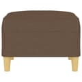 Miniatyrbillede 4 af 7: vidaXL fodskammel 70x55x41 cm stof brun