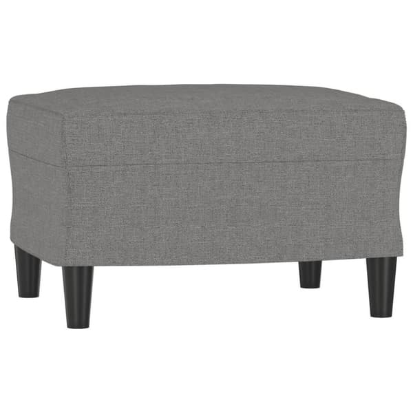 vidaXL fodskammel 60x50x41 cm stof Mørkegrå