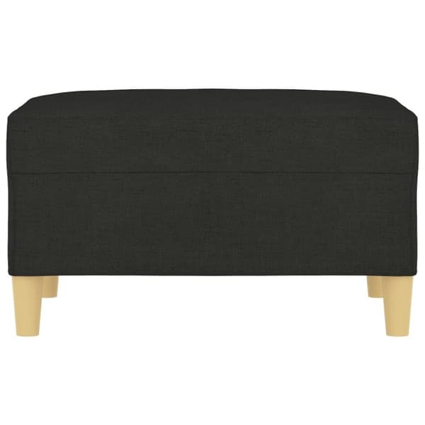 vidaXL fodskammel 70x55x41 cm stof sort