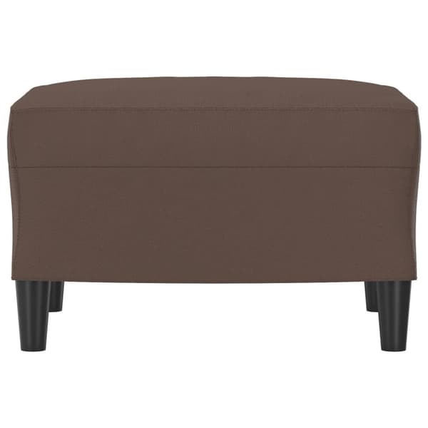 vidaXL fodskammel 60x50x41 cm kunstlæder brun