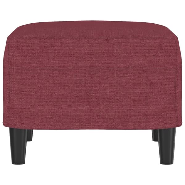 vidaXL fodskammel 60x50x41 cm stof vinrød