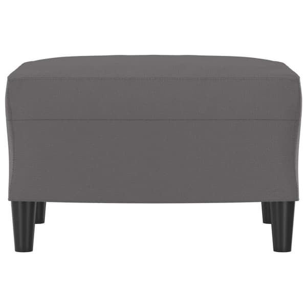 vidaXL fodskammel 60x50x41 cm kunstlæder grå