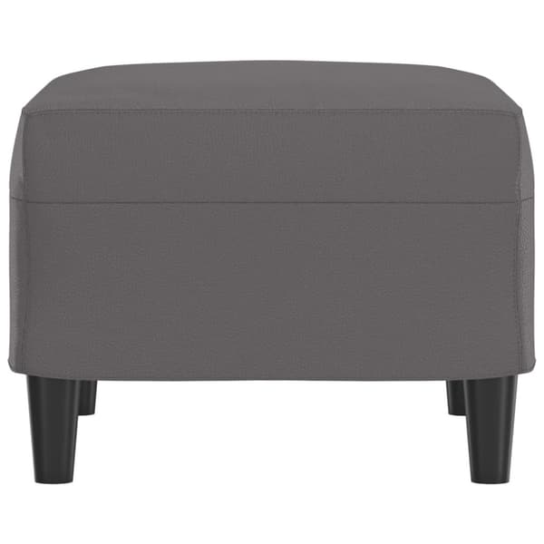 vidaXL fodskammel 60x50x41 cm kunstlæder grå