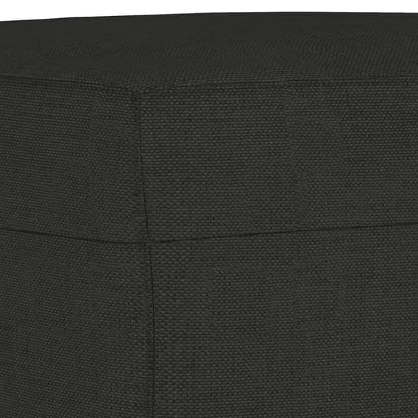 vidaXL Fotpall svart 60x50x41 cm tyg