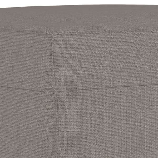 vidaXL Fotpall Taupe 60x50x41 cm tyg